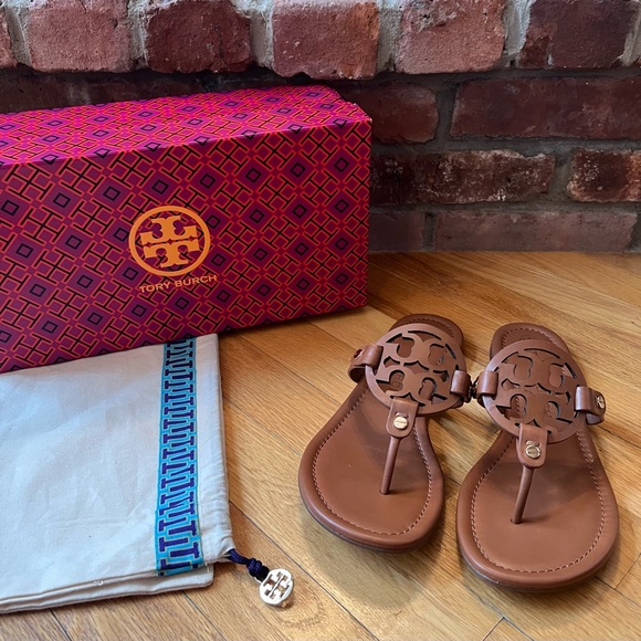 Tory Burch Shoes - Tory Burch Leather Miller Sandals
